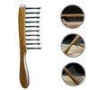 Mikinona Natural Wide Tooth Comb for Scalp Massage Lightweight Portable
