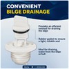 Five Oceans Captive Garboard Drain Plug, for 1-Inch Transom Hole,