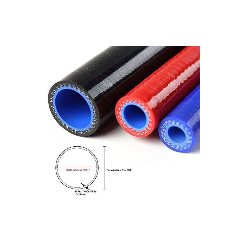 G-PLUS Silicone Radiator Coolant Hose Pipe Kit Clamps Compatible with