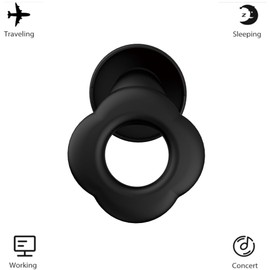 2 Pairs Ear Plugs for Sleeping, 35dB Ear Plugs for Sleeping Noise Cancelling, Soft Reusable Earplugs for Noise Reduction with 8 Ear Tips, Sleep, Hearing Protection, Study, Swimming and Concert.