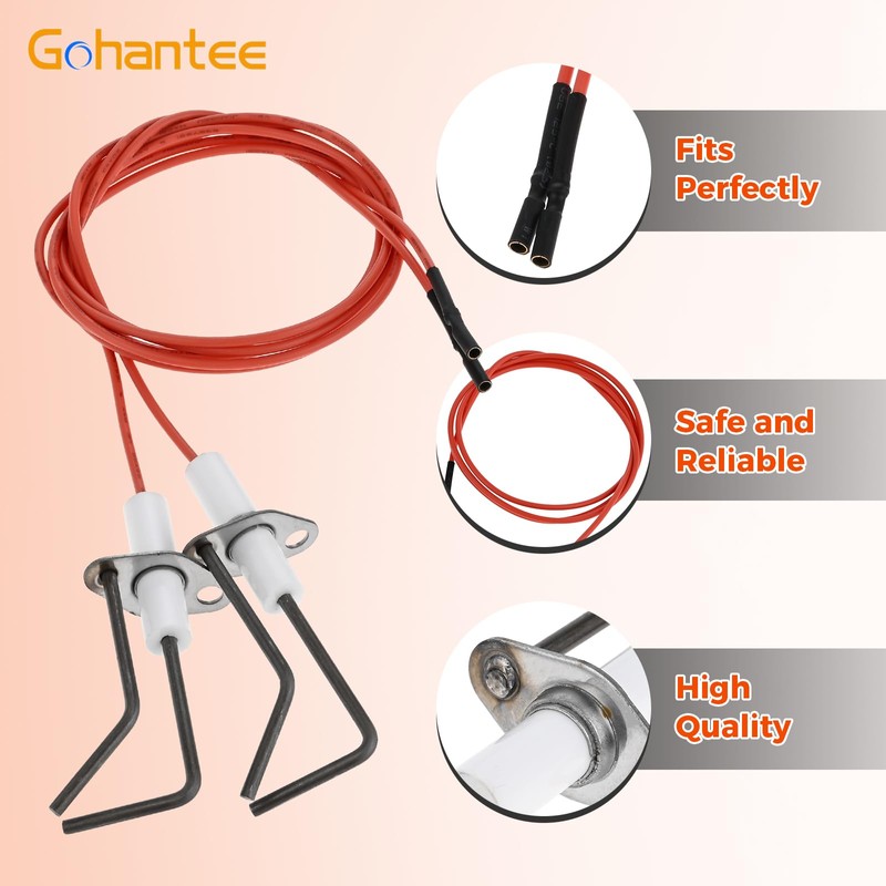 gohantee 62-24164-01 Direct Spark Ignitors, Furnace Burner Ignitors, Flame Sensor