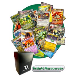 Twilight Masquerade TCG Random Assortment Bundle || Guaranteed Ultra Rare + 30 Random Cards + Dan123yal Deck Box