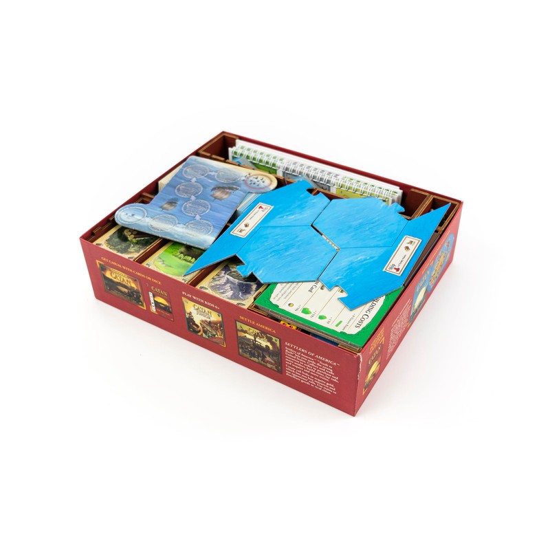 Gaming Trunk Organizer for Catan 5th Edition. Settlers Organizer