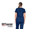 Grey's Anatomy Women's Two Pocket V-Neck Scrub Top with Shirring