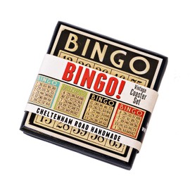Bingo Card Drink Coaster Set