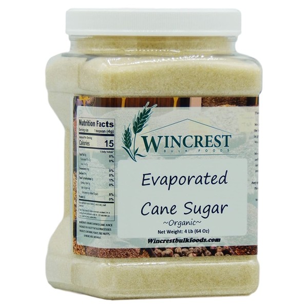 Organic Evaporated Cane Juice Sugar - 4 Lb Tub