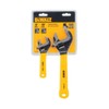 Dewalt DWHT75497 2 Pc. Dip Grip Adjustable Wrench, Yellow