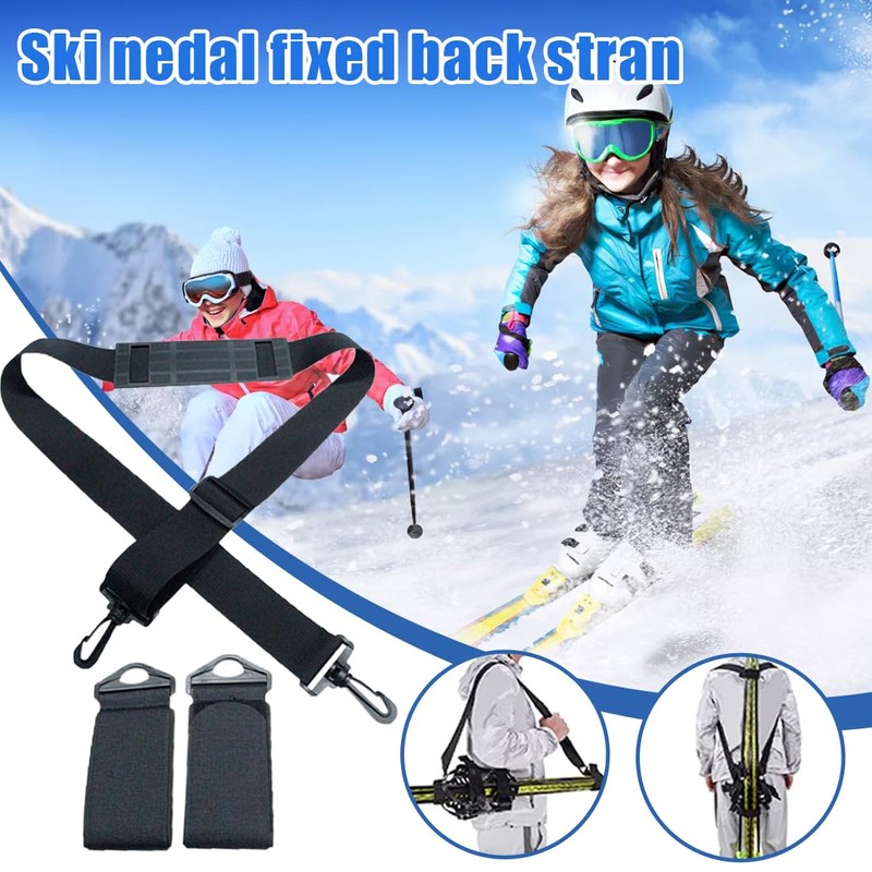 NHQ Ski Carrying Strap, Ski Strap for Carrying, Ski Carrying