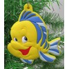 Little Mermaid Flounder Ornament (Unique Shatterproof Design)
