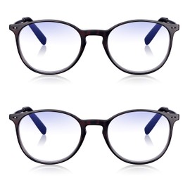 Read Optics Mens Womens Blue-Light Blocker Glasses 3.5 for Computer, Digital, Screen, Gaming, Protective Eyewear Filtering Harmful Blue Rays. 2 Pack from