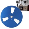 10 Full Aluminum Blank Tape Reel with 3 Holes, Universal