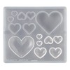 Padico Soft Mold 403052 Resin Mold, Hearts