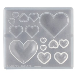 Padico Soft Mold 403052 Resin Mold, Hearts