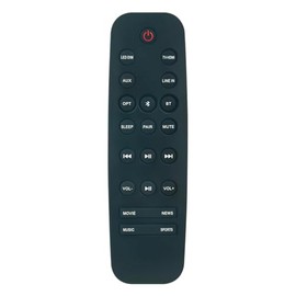 PERFASCIN New Replace Infrared Remote Control Fit for Nakamichi NK12 soundbar System