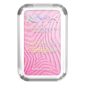 Nyx Professional Makeup, Buttermelt Highlighter, Tono: U Butta Werk (rosa). Iluminador cremoso, hasta 12hrs de uso, no se desvanece, resistente a transferencias. Fórmula vegana.