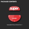 Superglide2 - New Controllable Speed Textured Surface Smoothest Mouse Feet/Glides