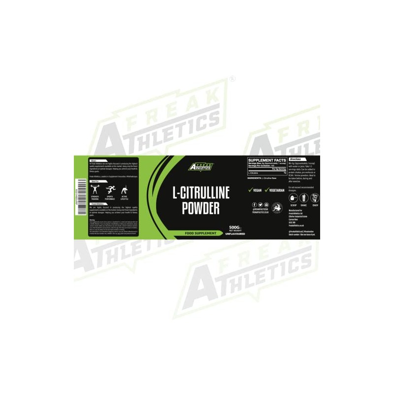 L-Citrulline Powder 500g Unflavoured by Freak Athletics