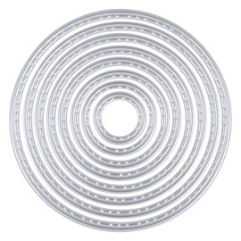 Rayher Mascherine cerchio trapunto, 1,,6-7,1cm, 8pz, bus.blis., 50283000