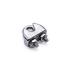 Stainless steel wire rope clamp grip bulldog clip marine grade