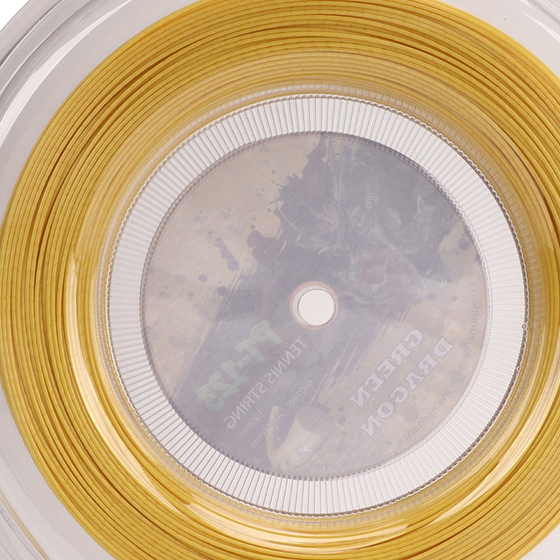 1.25mm Tennis Racket String Double Ribbed Pattern Beat Resistant Polyester