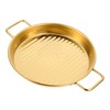 Operitacx Stainless Steel Pizza Plate Perforated Baking Tray for Even