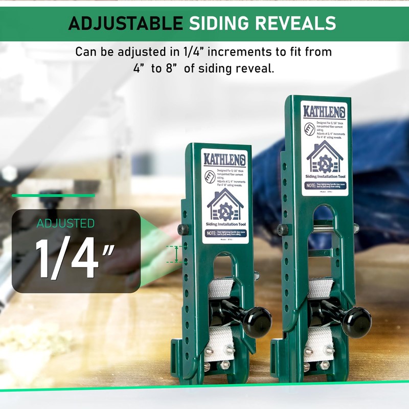 Siding Installation Tools, Siding Mounting Kit for Use with 5/16-Inch