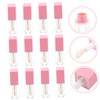 Healvian 12pcs Lip Gloss Tube Empty Tube Square Container Lip