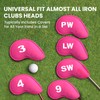 Golf Iron Headcovers Magnetic Printed Embroidered Numbers 11 Pack,Golf Iron
