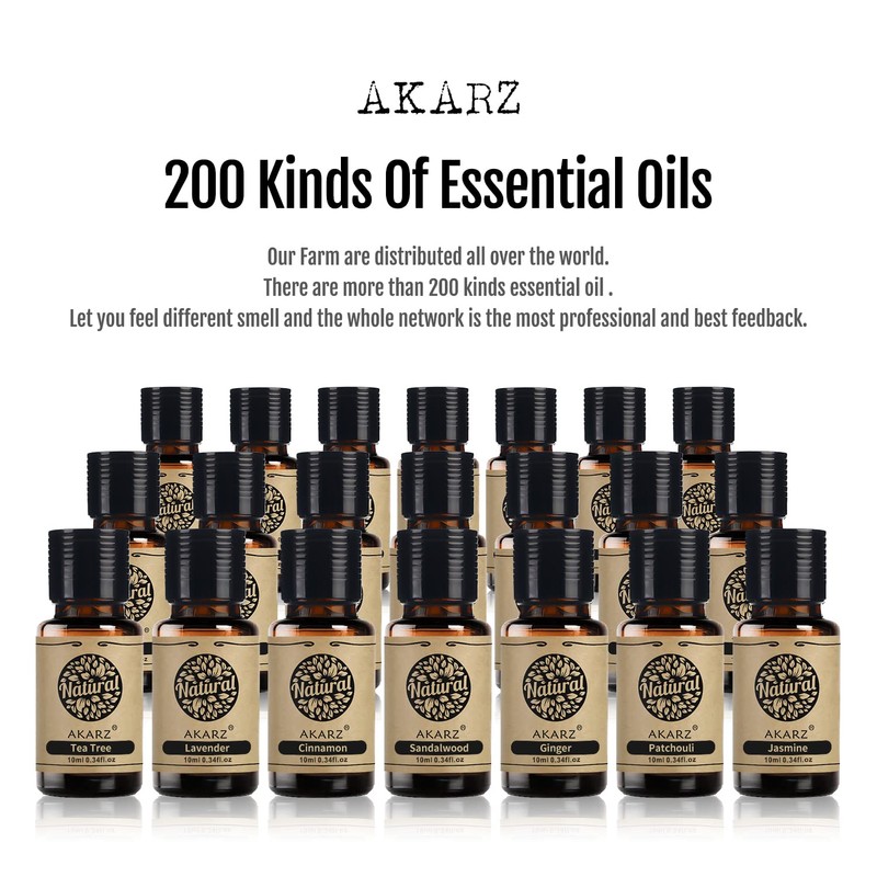 AKARZ Essential Oil Natural Organic Pure Premium Therapeutic Oil (Raspberry)