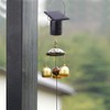 TOPINCN Wind Spinner Motor Solar Powered Mobile Rotating, Solar Powered