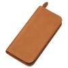 PILOT PSPC01BN Pen Case, Pen Samble, Zipper Pen Case, Brown