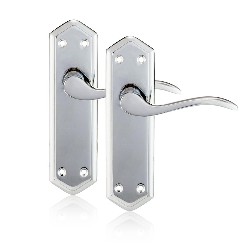 XFORT Chrome Elegance Range Polished Chrome London Suite Lever Latch