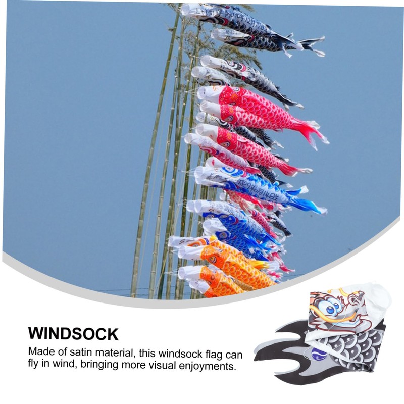 ORFOFE Dragon Windsock Garden Hanging Decoration Dragon Pattern Flag for