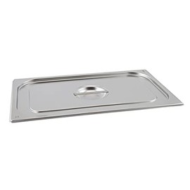 Genware NEV-GN12-LID Stainless Steel Gastronorm Pan with Lid, Size 1/2