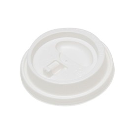 Sunnap Embossed Cups, Lid for Paper Cups, White, 7.1 fl oz (210 ml) (Lift Up Lid with Opening) Diameter: Approx. 3.0 inches (75 mm), 50 Pieces CRU2150E