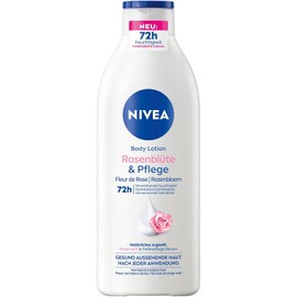 NIVEA Body Lotion Rose Petal & Care, Body Cream with Deep Care Serum for 72 Hours of Moisture, Body Lotion with Argan Oil of Natural Origin (400 ml)