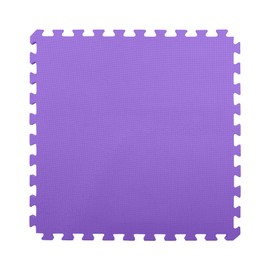IncStores Eco Soft+ Foam Tiles (2ft x 2ft Tiles) Interlocking Foam Flooring Mats with Removable Edges (Purple, 26 Tiles, 104 Sqft + Borders)