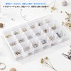 MUFUSHAN Transparent PP Case 18 Compartments with Dividers Removable Plastic