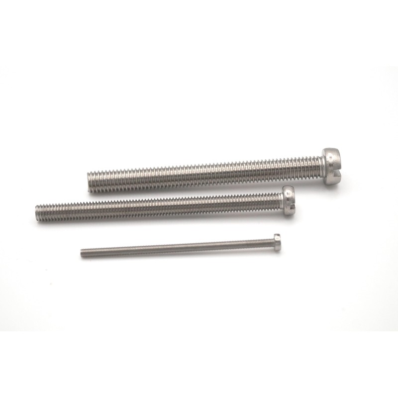 M6X80 Slotted Cylinder Screws DIN 84 A2 Stainless Steel Pack