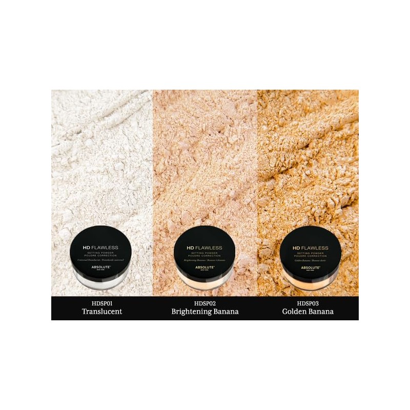 Absolute hd flawless setting powder - universal translucent