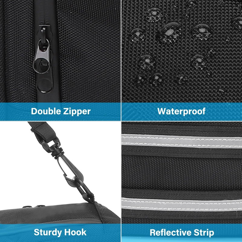 MOSISO Compatible with Ruckus 2010-2023 Under Seat Storage Bag, 18L