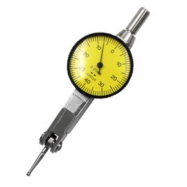 0-0.8mm Lever Dial Indicator, Dial Test Indicator, Industrial Precision Dial Gauge Measurement Tool for Plane Correction Workpiece Measurement