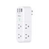 Mifaso USB Outlet Extender Surge Protector - with Rotating Plug,