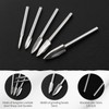 MOAZIFI 5-Piece Carving Tool Set for Lathe, Wood Cutter Accessories
