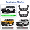 Door Running Boards Compatible with Ford Bronco 2021 2022 2023