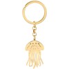 RAIDIN Stainless Steel Cute 18K Gold Plated Ocean Animal Jellyfish