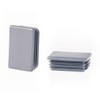 Round Plastic Plugs / Lamellar Plugs / Push-in Caps, grey,