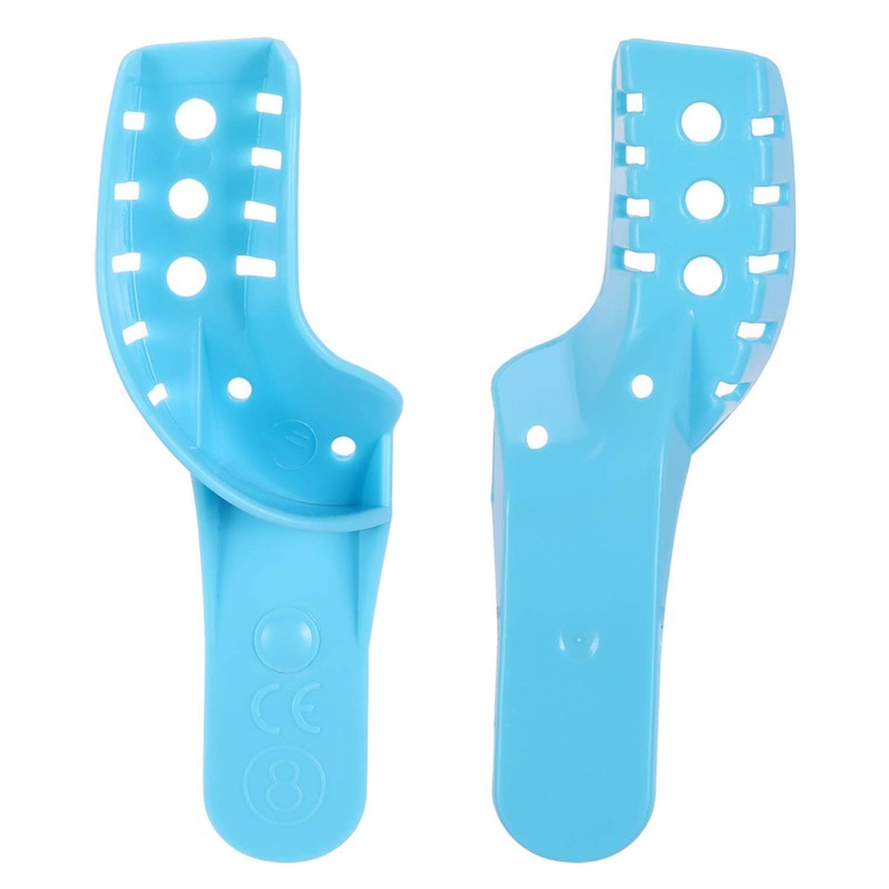 JMU Dental Impression Tray, Perforated Disposable Trays, 8 Quadrant UR/LL,