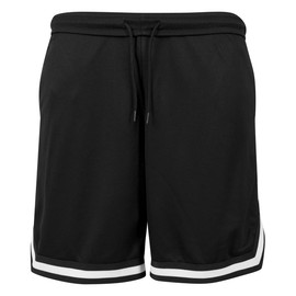 SNICE - White Stripes Mesh Shorts with 2 Pockets - Sizes S - 2XL, black