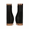 Gusti Phil A. Leather Handlebar Grip, Bicycle Grip, Black Leather